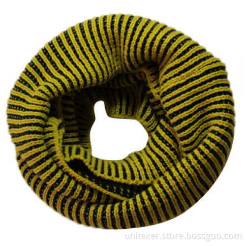 Knitted Loop Scarf, Made of 100% Acrylic, Customized Designs and Logos are AcceptedNew